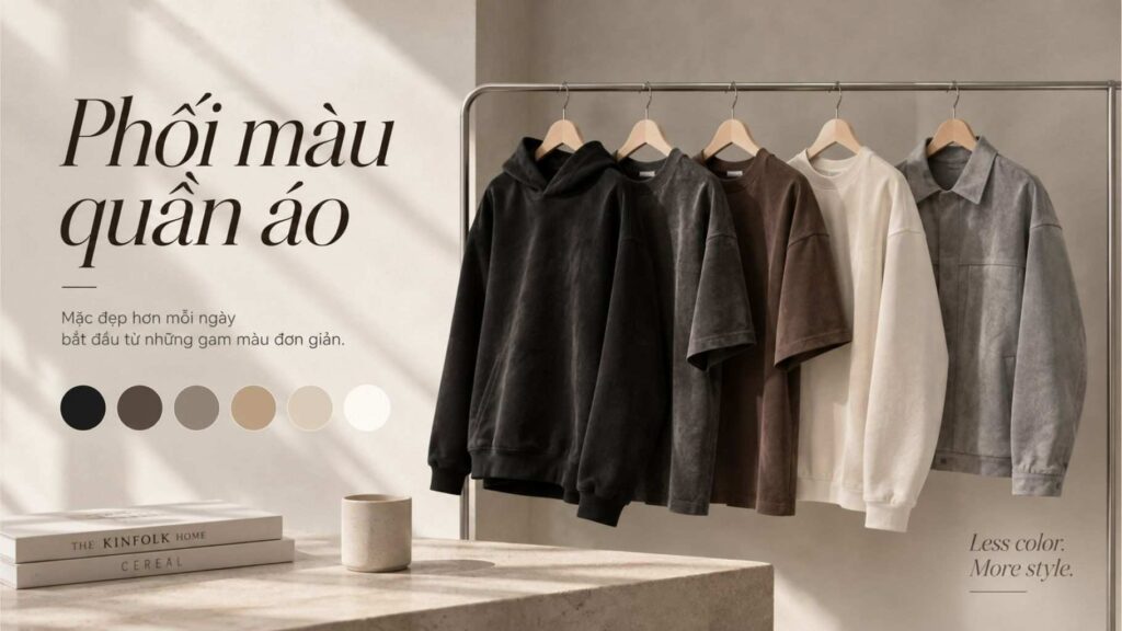 Phối màu quần áo