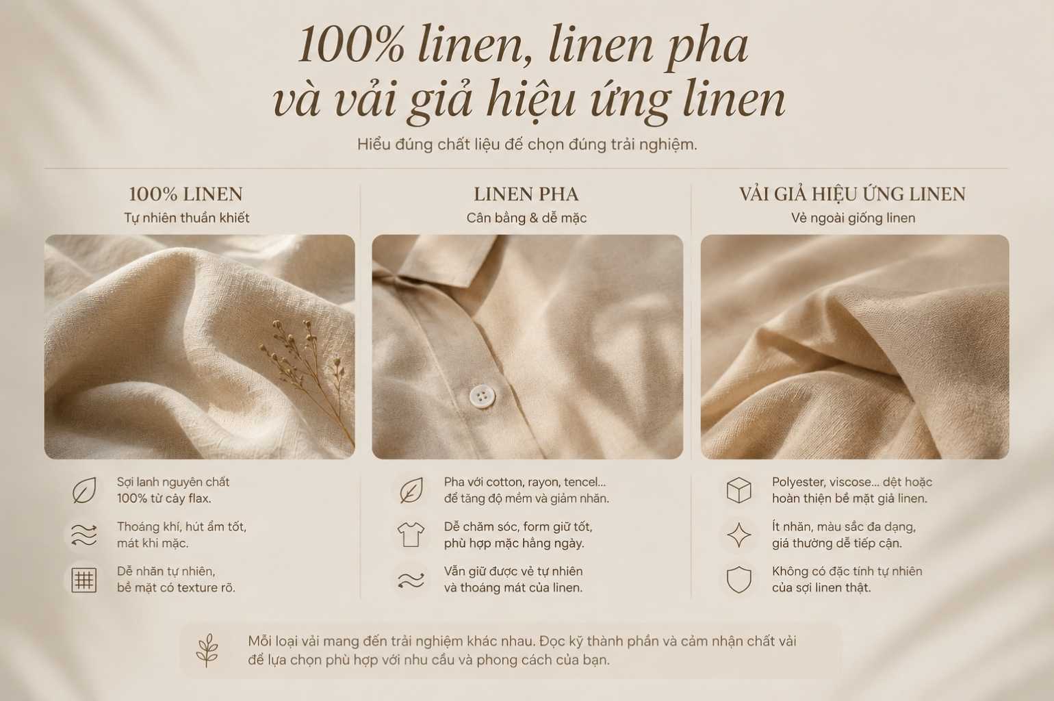 các kiểu áo vải linen​